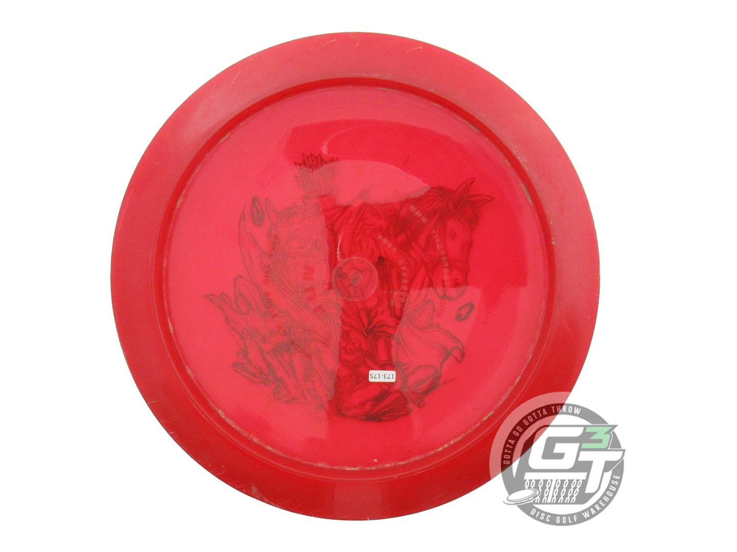 USED Yikun Disc Golf Phoenix Jun 173g Red VIP SERIES Distance Driver Golf Disc