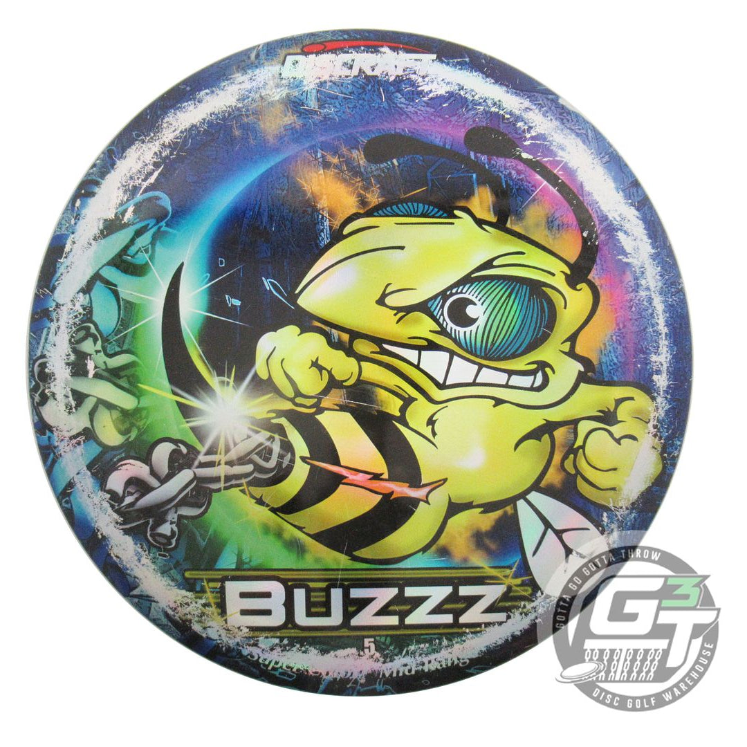 USED Discraft SuperColor ESP Buzzz 179g BEE Blue Holo Foil Midrange Golf Disc