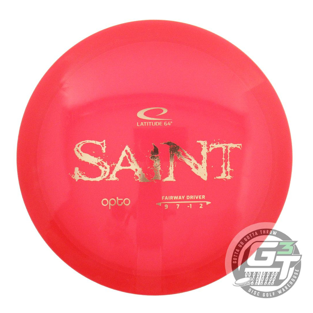 USED Latitude 64 Opto Saint 169g Red Gold Foil Fairway Driver Golf Disc