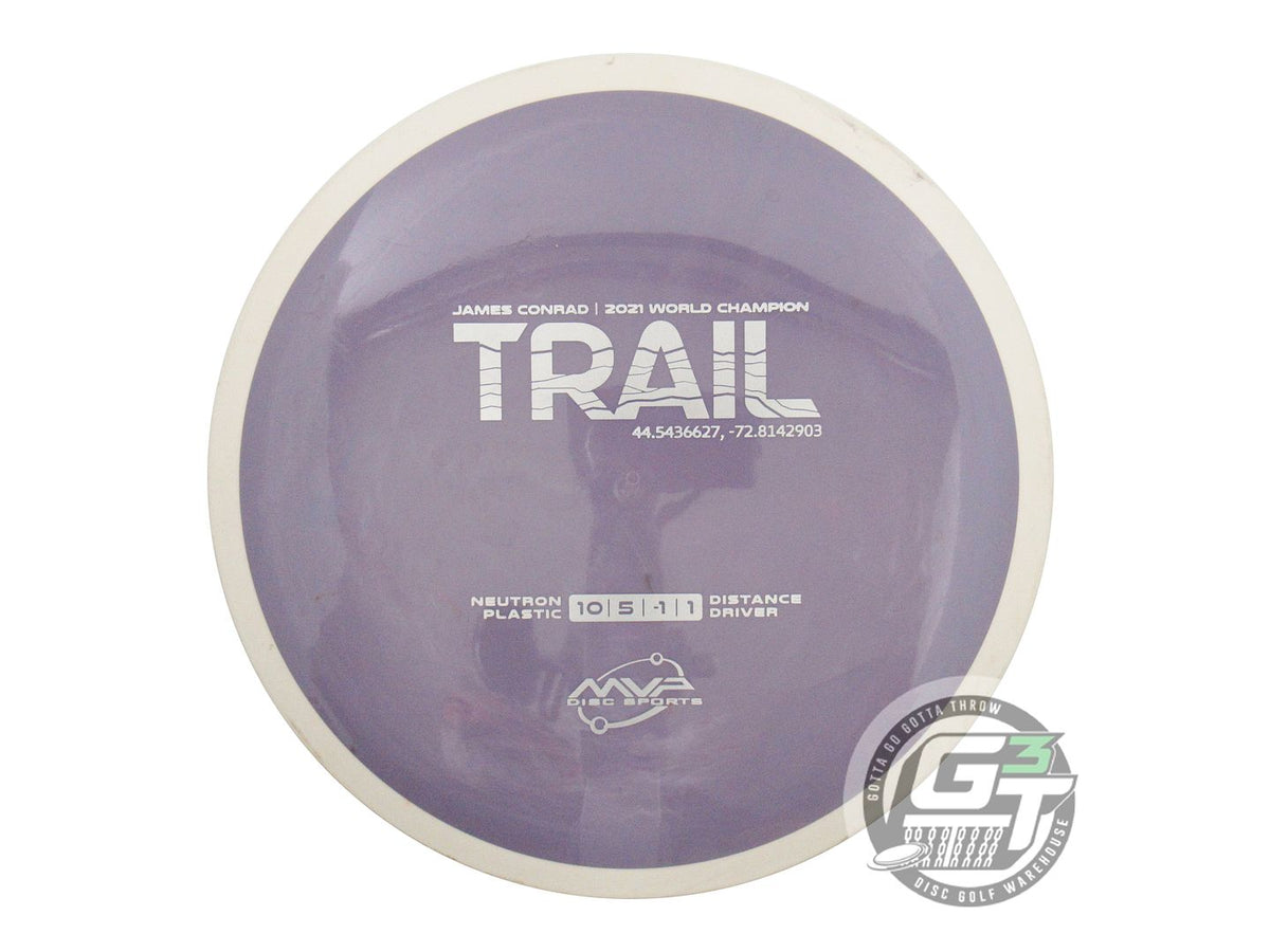 USED MVP Disc Sports Neutron Trail 174g Purple Distance Driver Golf Disc