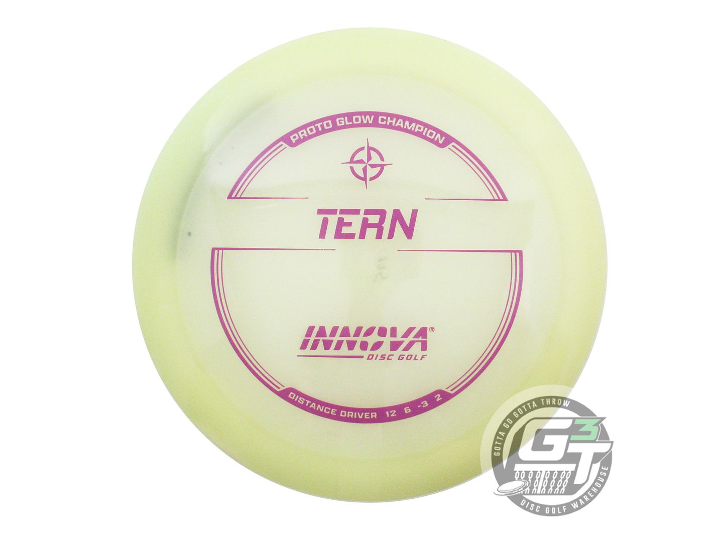 USED Innova PROTO Champion Glow Tern 175g Purple Stamp Distance Driver Golf Disc
