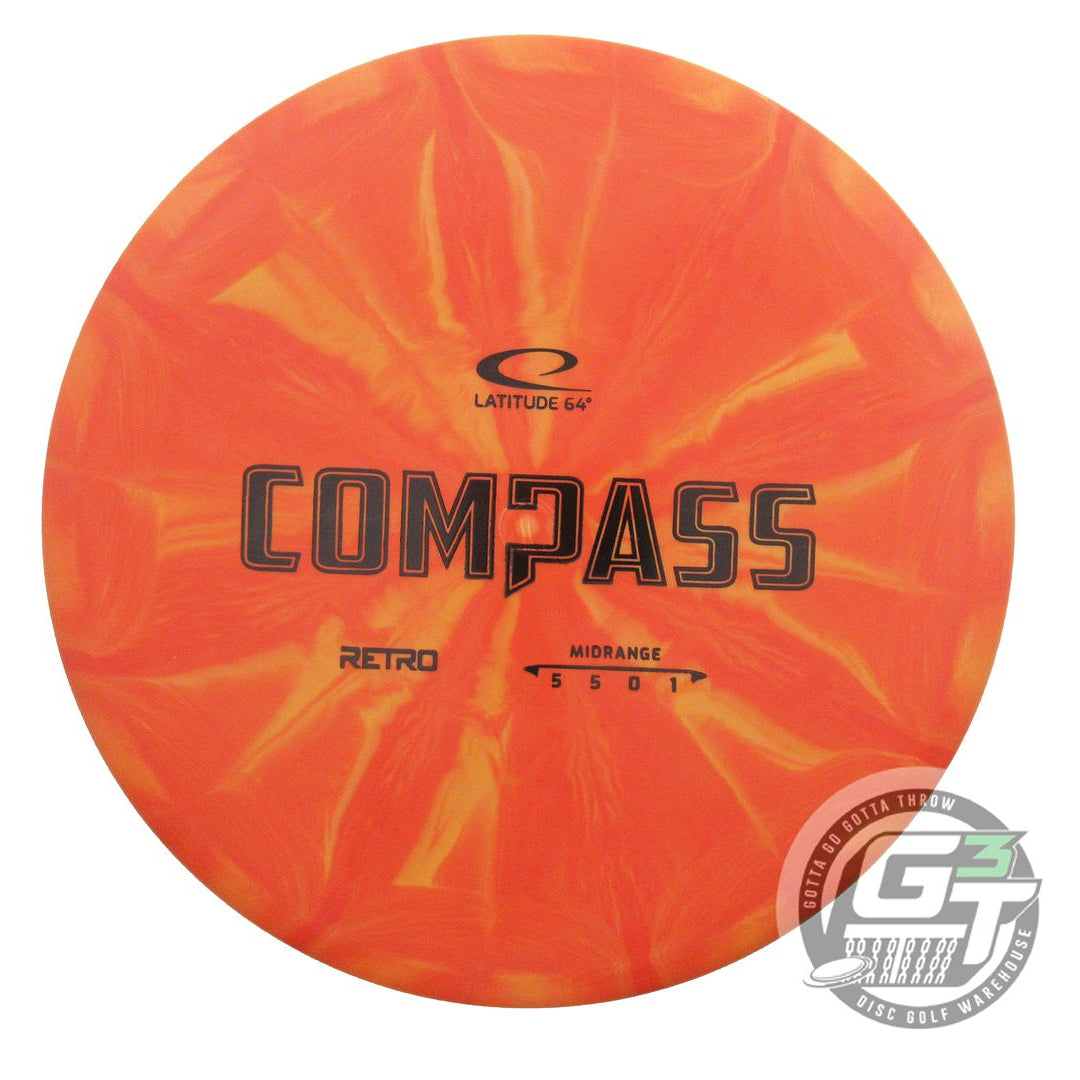 Latitude 64 Retro Burst Compass Midrange Golf Disc (Individually Listed)