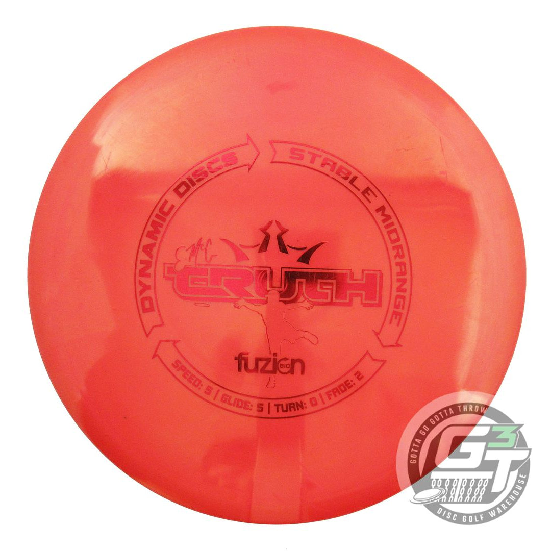 USED Dynamic Discs BioFuzion EMAC Truth 178g Orange Red Foil Midrange Golf Disc