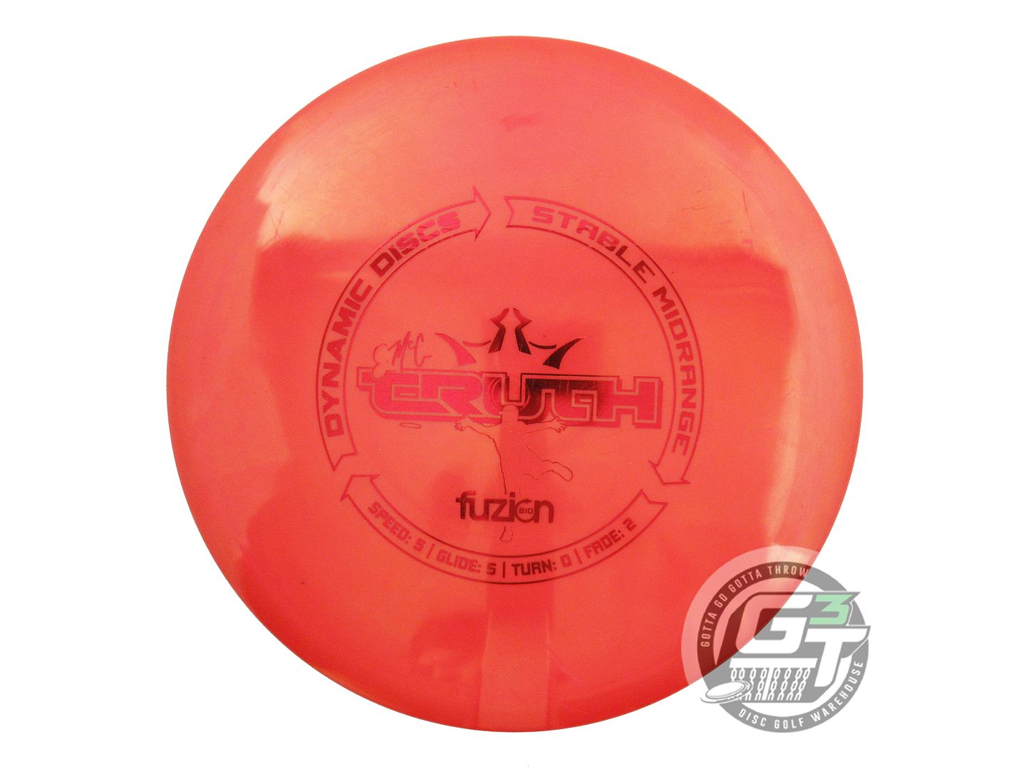 USED Dynamic Discs BioFuzion EMAC Truth 178g Orange Red Foil Midrange Golf Disc