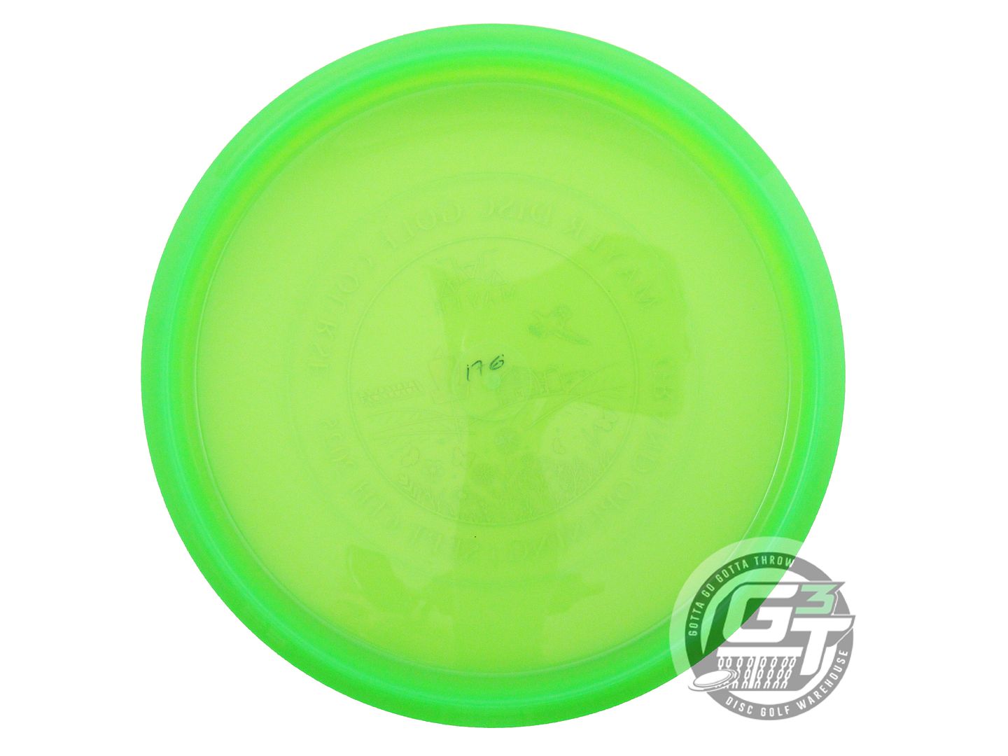 NOS Innova Champion Jay 176g Lime Silver Holo Star Foil Midrange Golf Disc