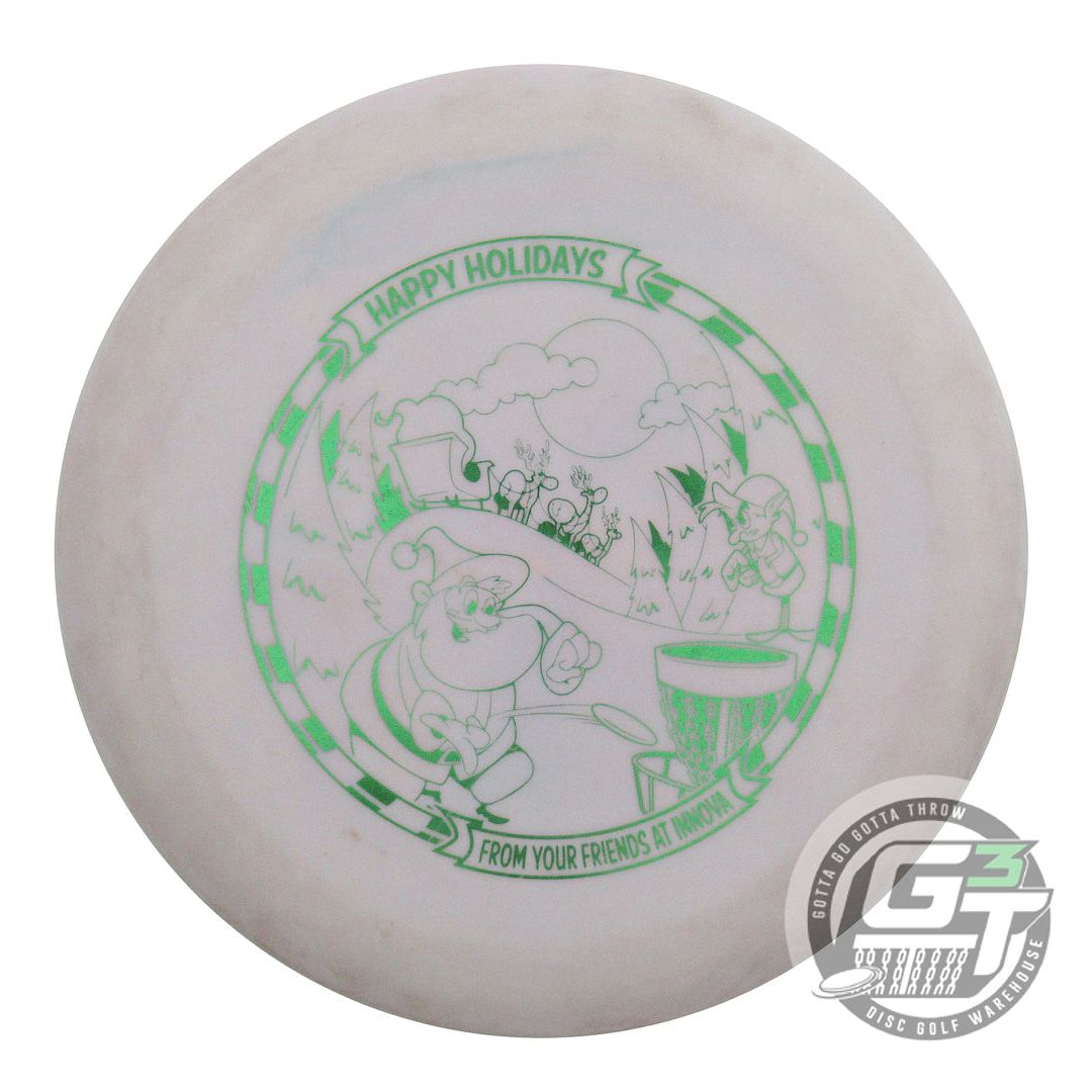 USED Innova HAPPY HOLIDAYS JK Pro Aviar-X 168g Lilac Green Foil Putter Golf Disc