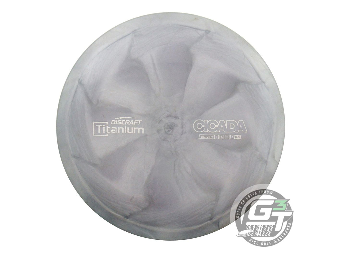 USED Discraft Titanium Cicada 171g Gray-Silver Fairway Driver Golf Disc