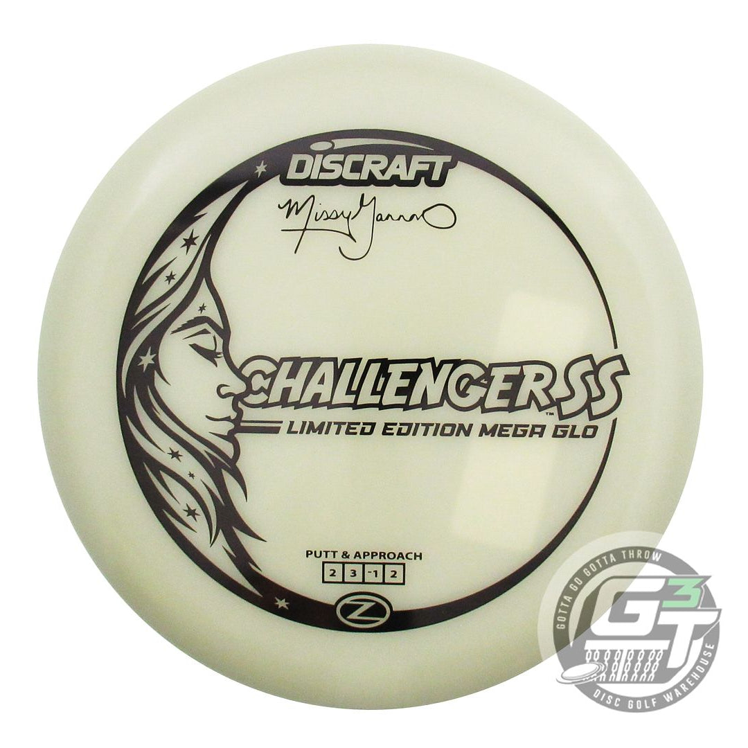 Discraft Limited Edition Missy Gannon Mega Glo Z Challenger SS Putter Golf Disc (Individually Listed)