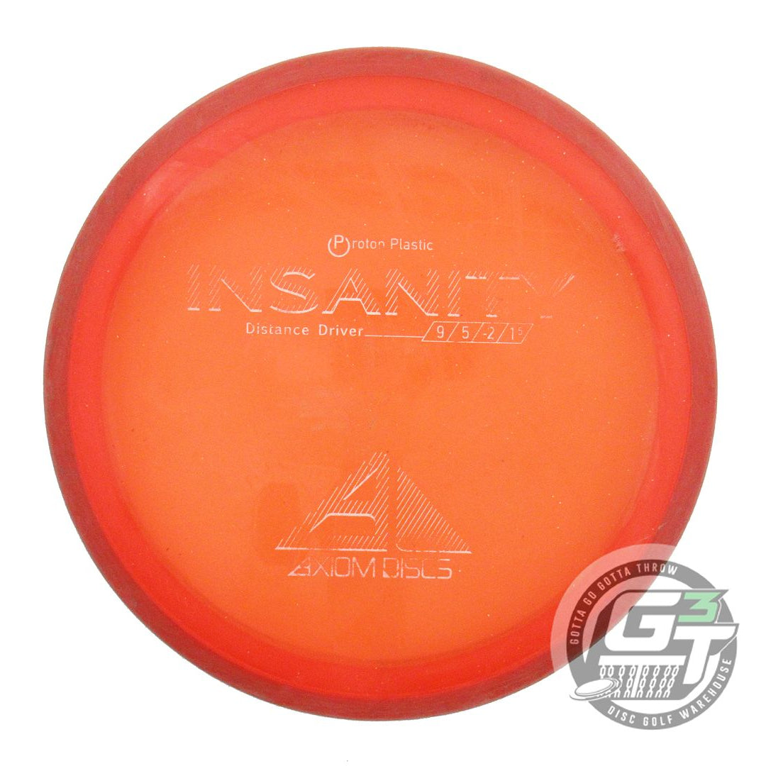 USED Axiom Discs Proton Insanity 173g Orange Red Rim Distance Driver Golf Disc