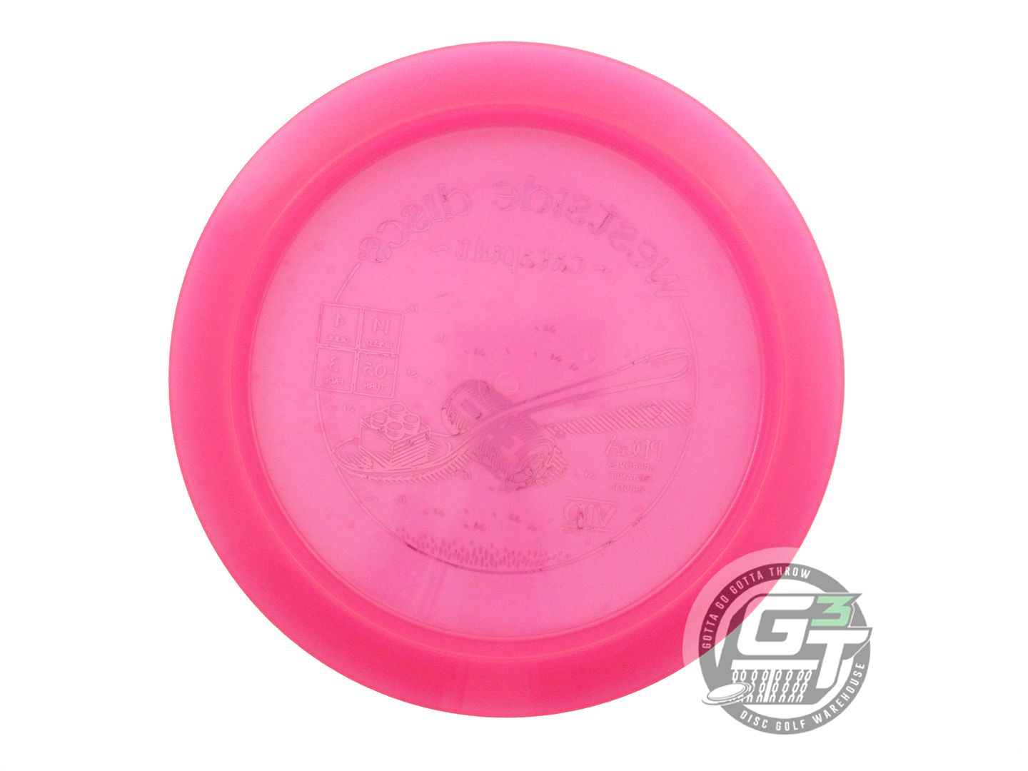 USED Westside Discs VIP Catapult 163g Pink Purple Foil Distance Driver Golf Disc