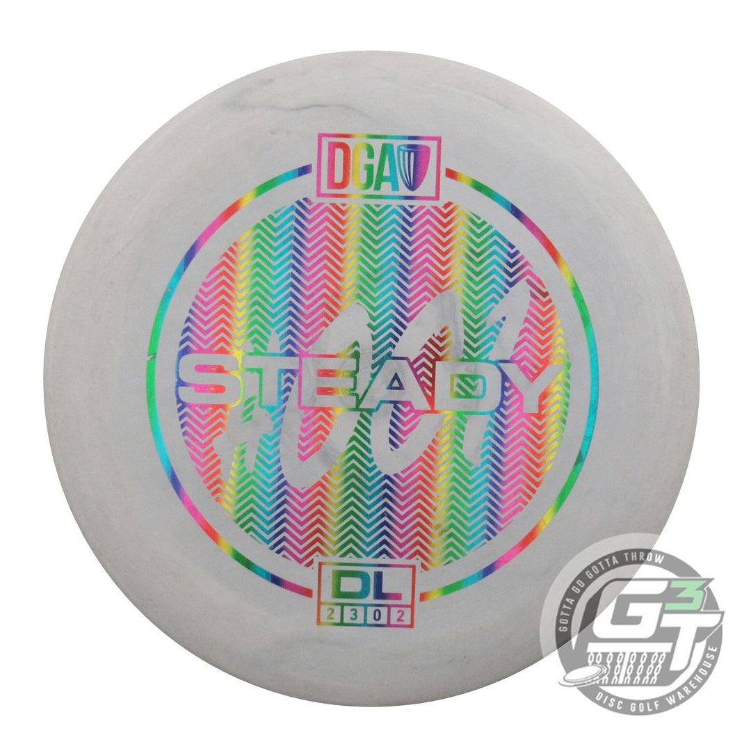 USED DGA D-Line Steady 175g Gray Rainbow Foil Putter Golf Disc