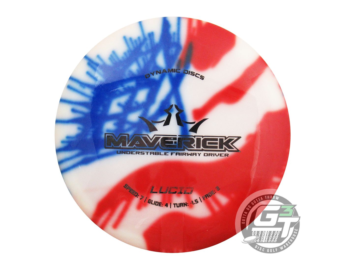 USED Dynamic Discs MyDye Lucid Maverick 176g Flag Distance Driver Golf Disc