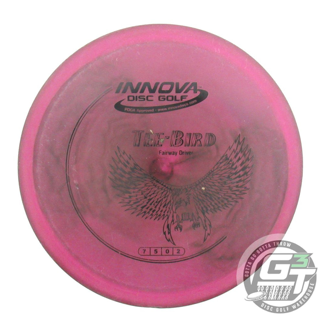 USED Innova DX Teebird 168g Pink-Black Swirl Black Stamp Fairway Driver Disc