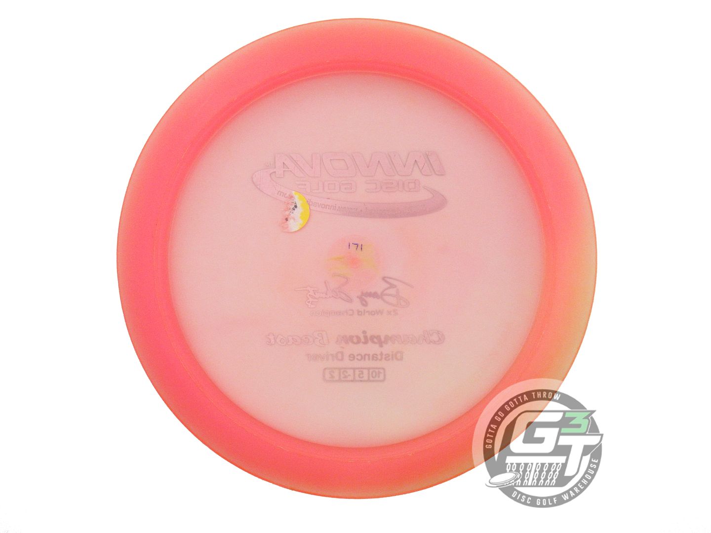 USED Innova Champion Beast 171g Pink Teal Foil Distance Driver Golf Disc