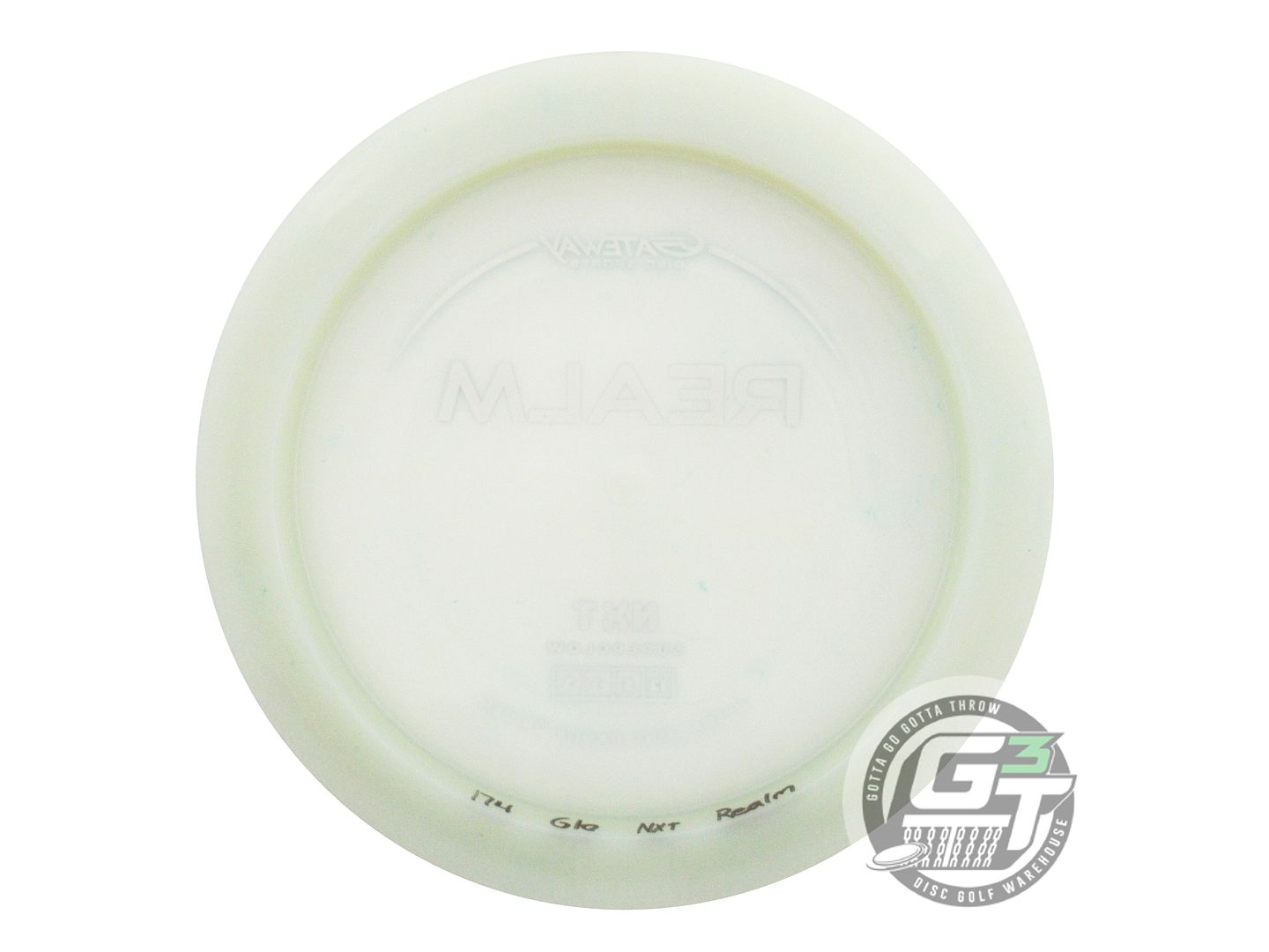 NOS Gateway NXT Glow Realm 174g Teal Holo Foil Distance Driver Golf Disc