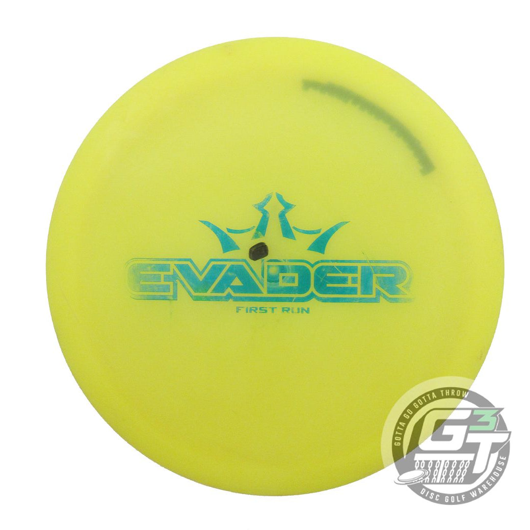 USED Dynamic Discs FIRST RUN Lucid Evader 173g Yellow Blue Foil Driver Golf Disc