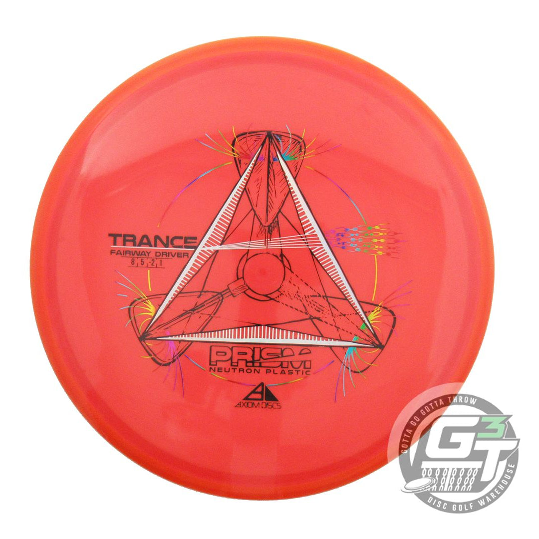 USED Axiom Discs Prism Neutron Trance 172g Red Orange Rim Fairway Driver Disc