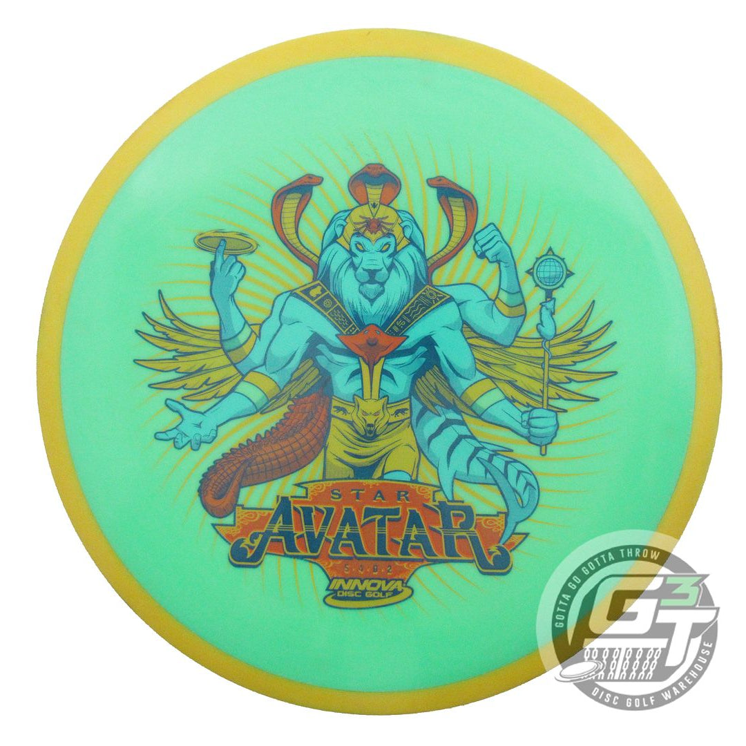 USED Innova Star Atlas 180g Lime Yellow Rim Midrange Golf Disc