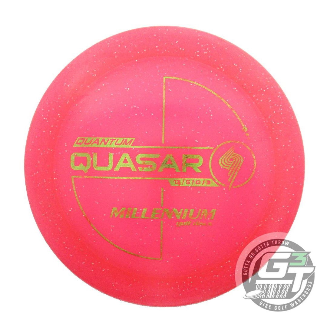 USED Millennium Quantum Quasar 171g Pink Lime Foil Distance Driver Golf Disc