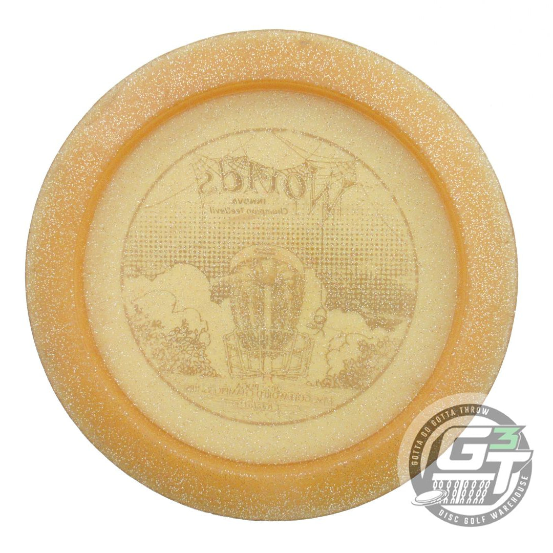 USED Innova Metal Flake Champion Teedevil 173g Peach Distance Driver Golf Disc