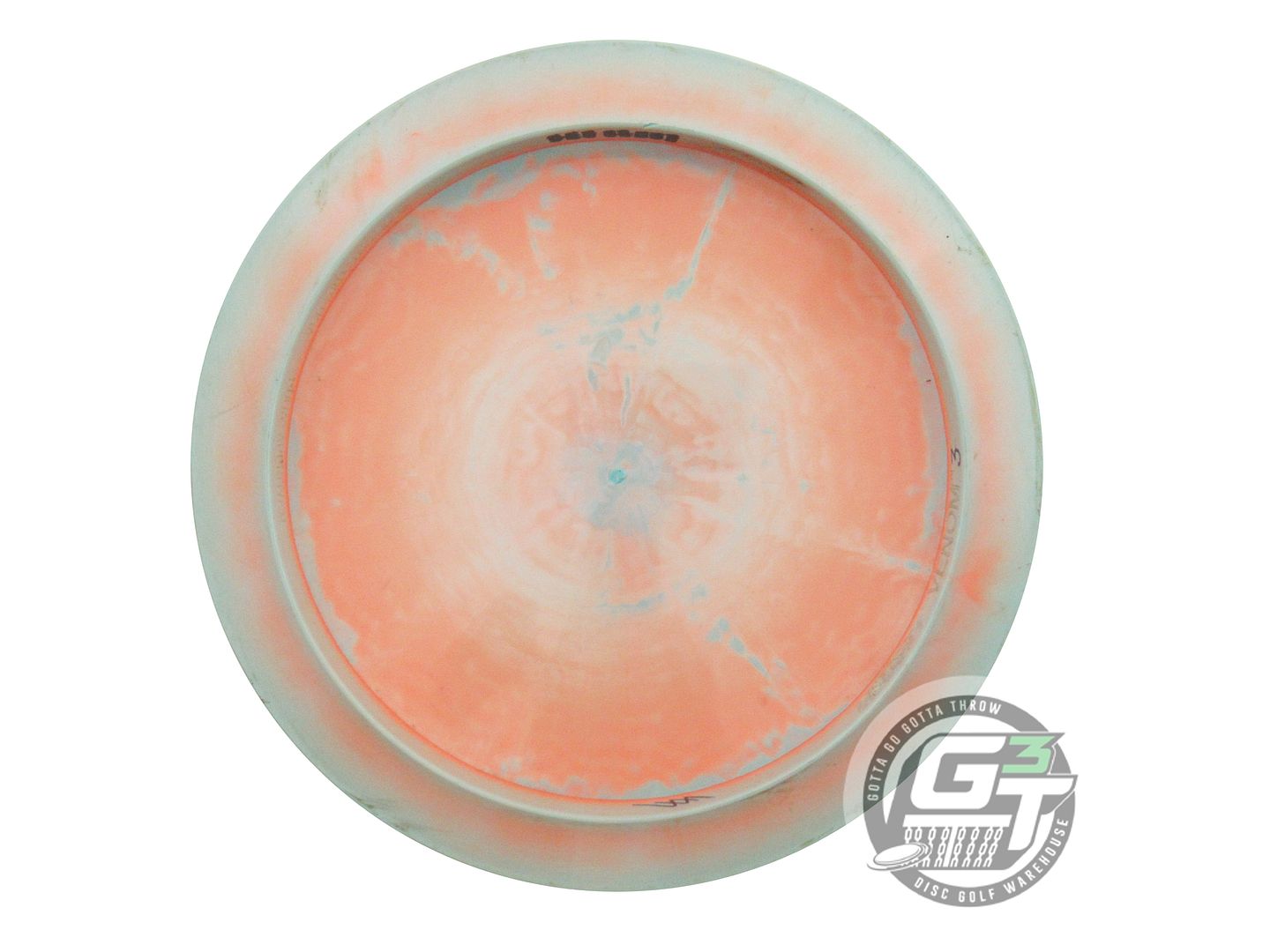 USED Discraft ESP Venom 174g Peach-Seafoam White Stamp Distance Driver Golf Disc