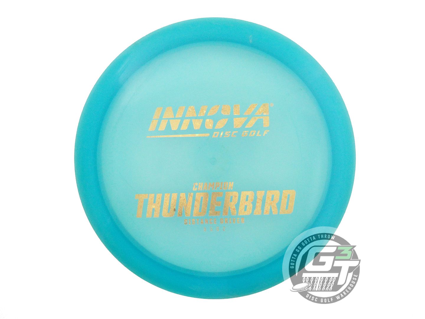 USED Innova Champion Thunderbird 175g Teal Gold Star Foil Distance Driver Disc