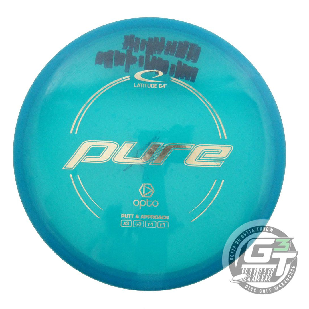 USED Latitude 64 Opto Pure 174g Blue Gold Foil Putter Golf Disc