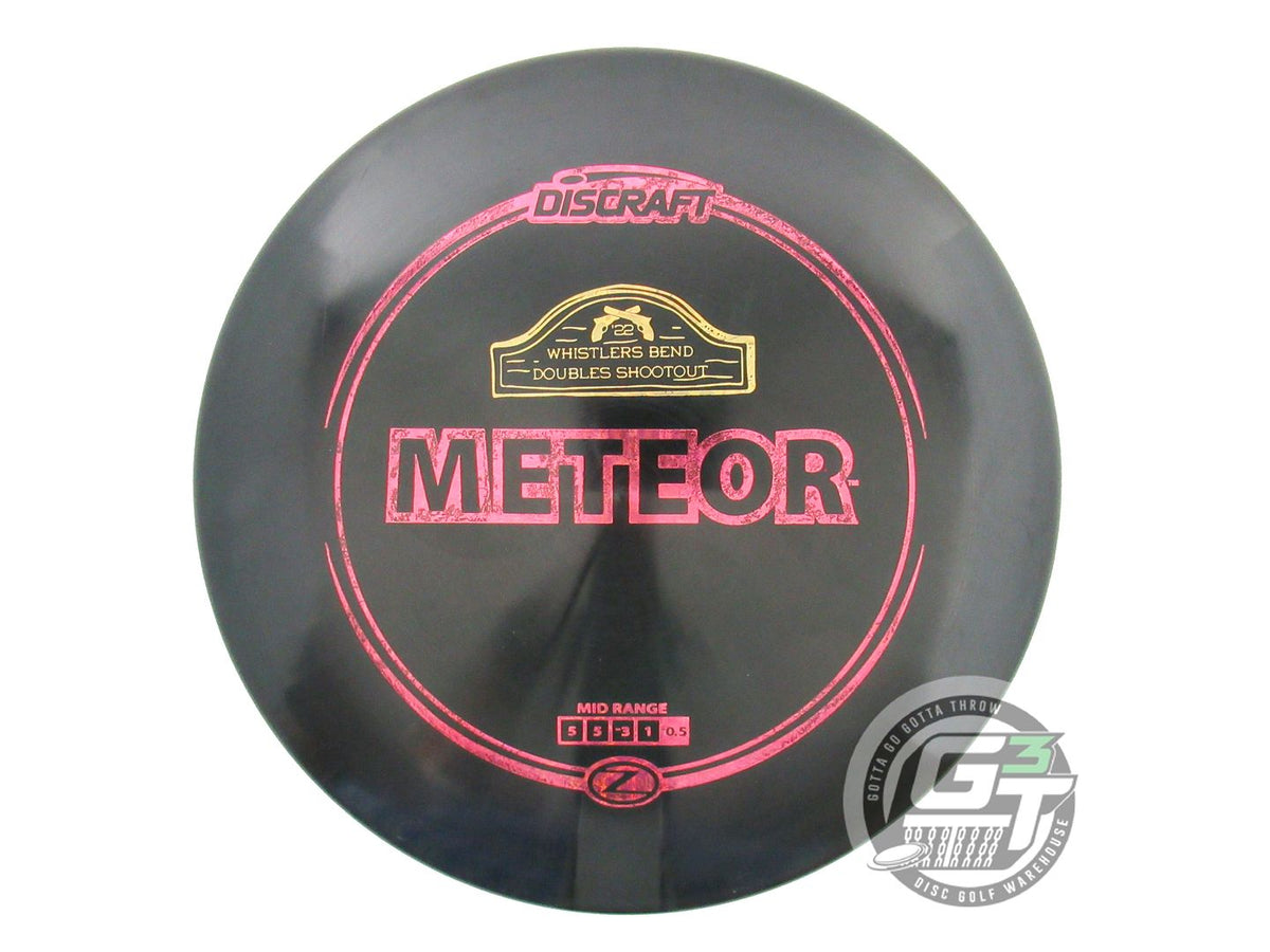 USED Discraft Z Meteor 180g HOME DYED Pink Tron Foil Midrange Golf Disc