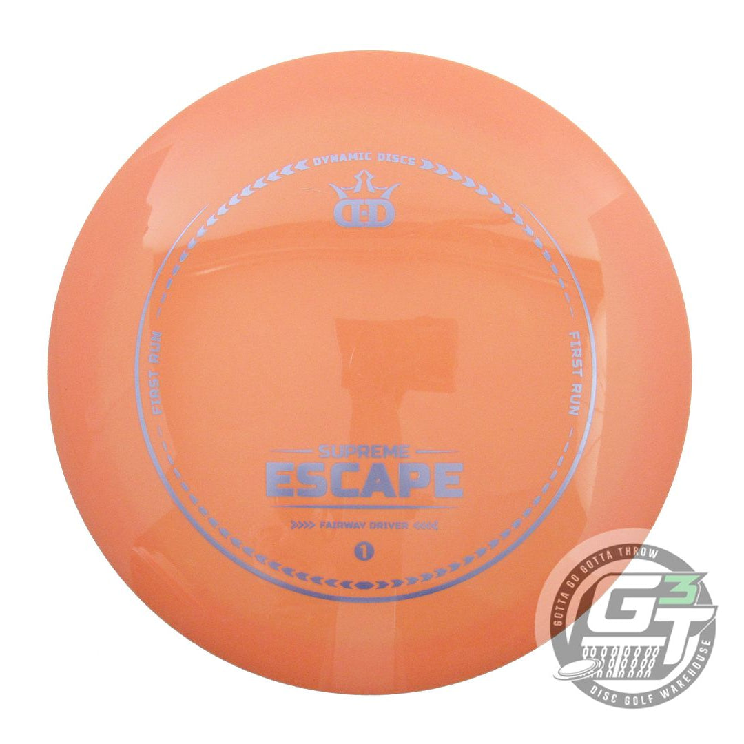 Dynamic Discs First Run Supreme Escape Fairway Driver Golf Disc (Individually Listed)