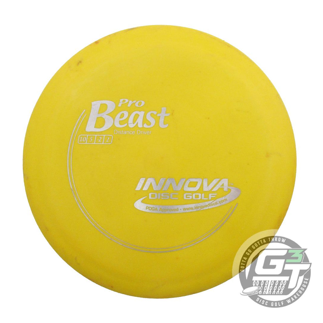 USED Innova Pro Beast 168g Yellow Silver Foil Distance Driver Golf Disc