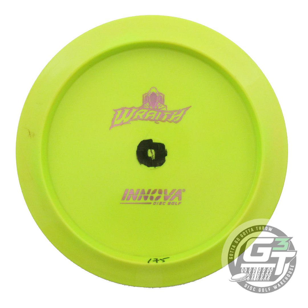USED Innova Backstamp Star Wraith 175g Yellow Pink Foil Driver Golf Disc