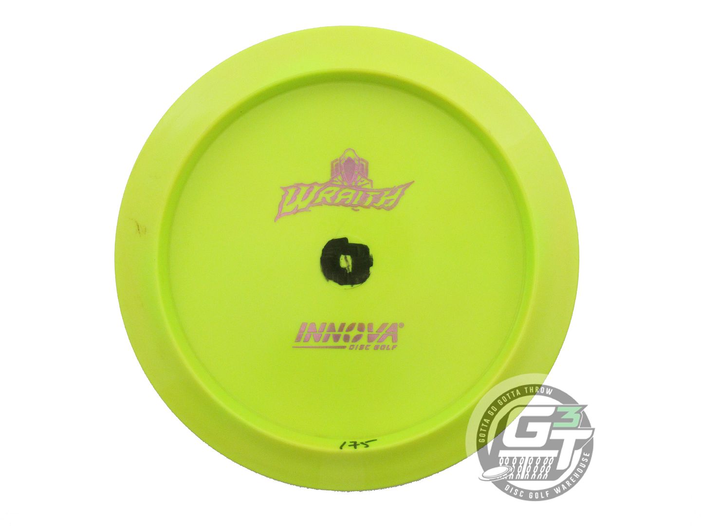 USED Innova Backstamp Star Wraith 175g Yellow Pink Foil Driver Golf Disc