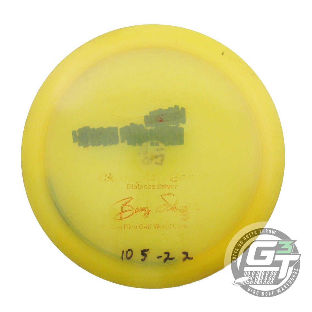 USED Innova Champion Beast 171g Marigold Wiped Stamp PFN Distance Driver Disc