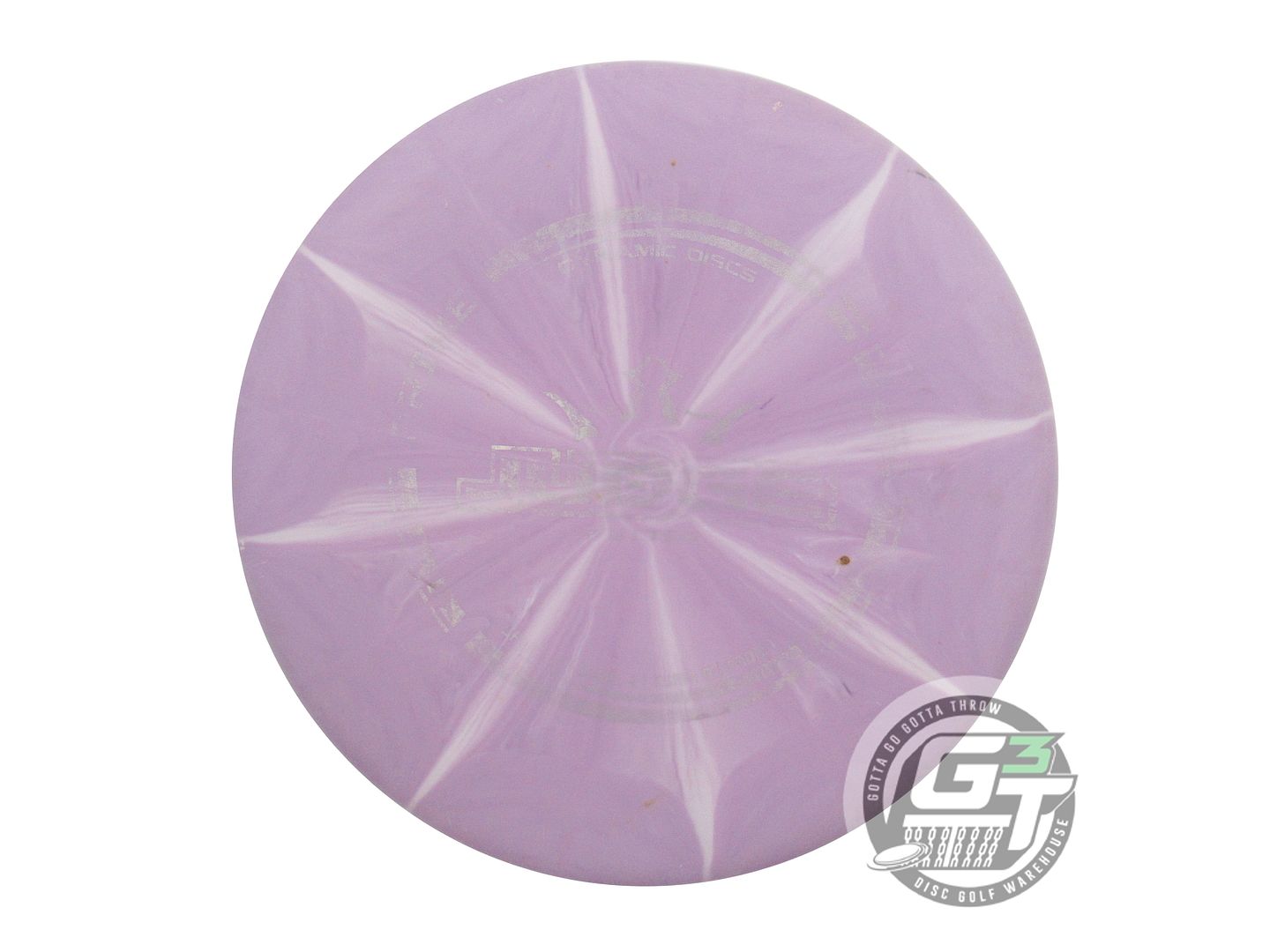 USED Dynamic Discs Prime Burst Judge 175g Lilac Silver Foil Putter Golf Disc