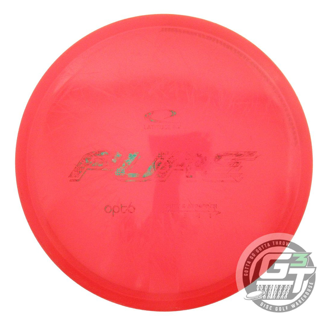 USED Latitude 64 Opto Pure 174g Red Green Foil Putter Golf Disc