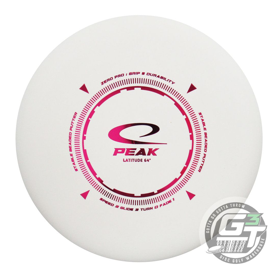 Latitude 64 Zero Pro Peak Putter Golf Disc (Individually Listed) - Gotta Go Gotta Throw