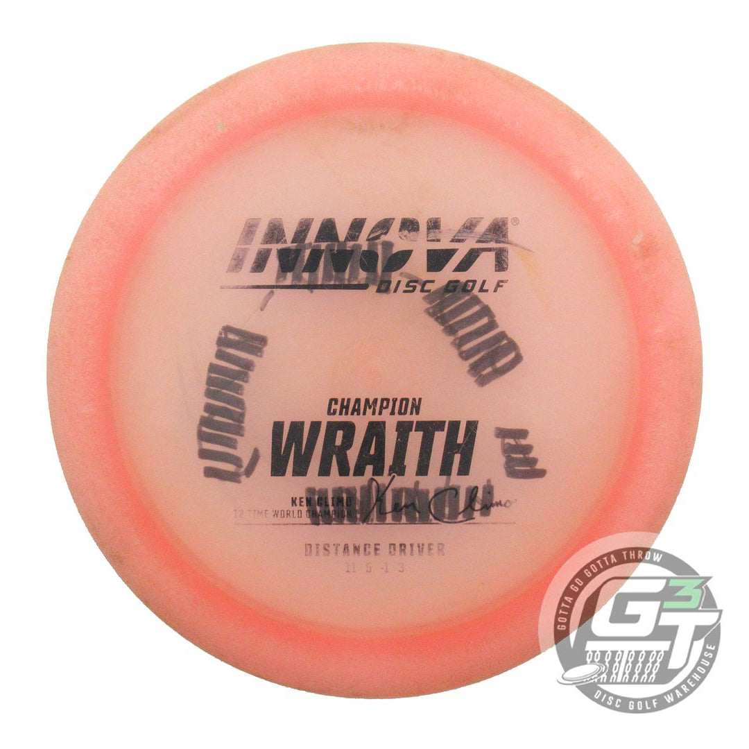 USED Innova Champion Wraith 169g Pink Black Stamp Distance Driver Golf Disc