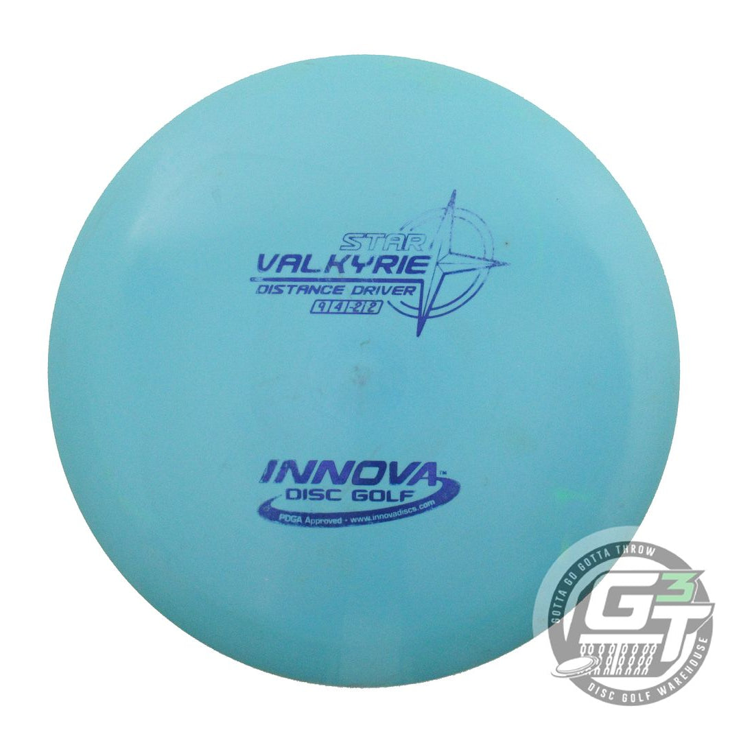 USED Innova Star Valkyrie 175g Teal Blue Foil Distance Driver Golf Disc