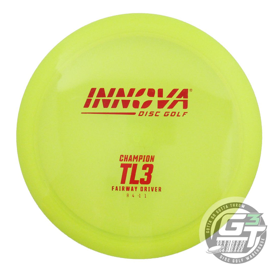 USED Innova Champion TL3 172g Yellow Red Foil Fairway Driver Golf Disc