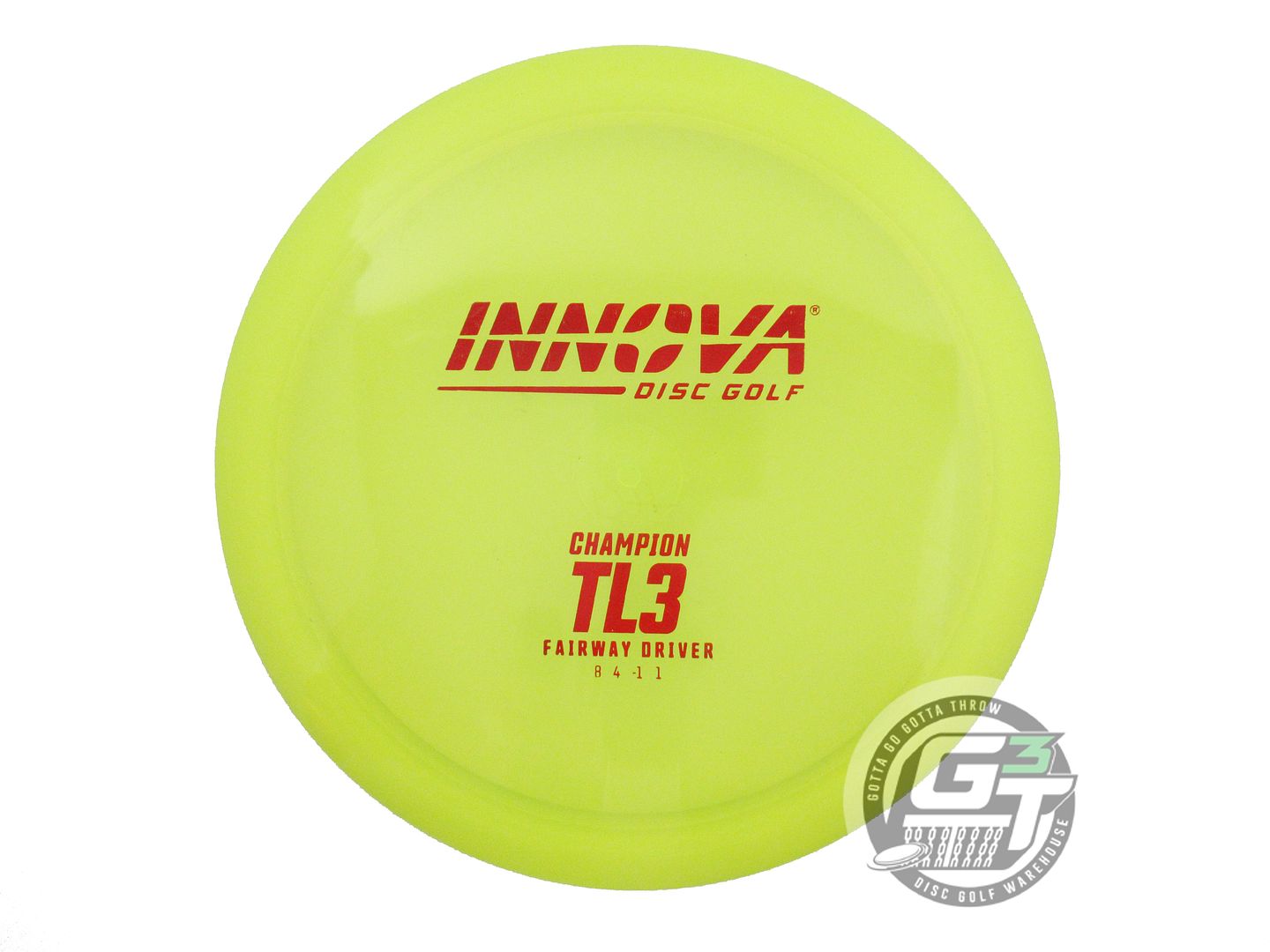 USED Innova Champion TL3 172g Yellow Red Foil Fairway Driver Golf Disc