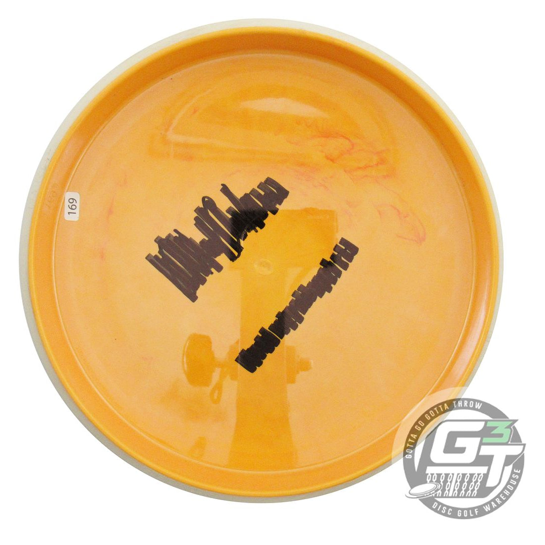 USED Axiom Discs Neutron Proxy 169g Marigold White Rim Putter Golf Disc