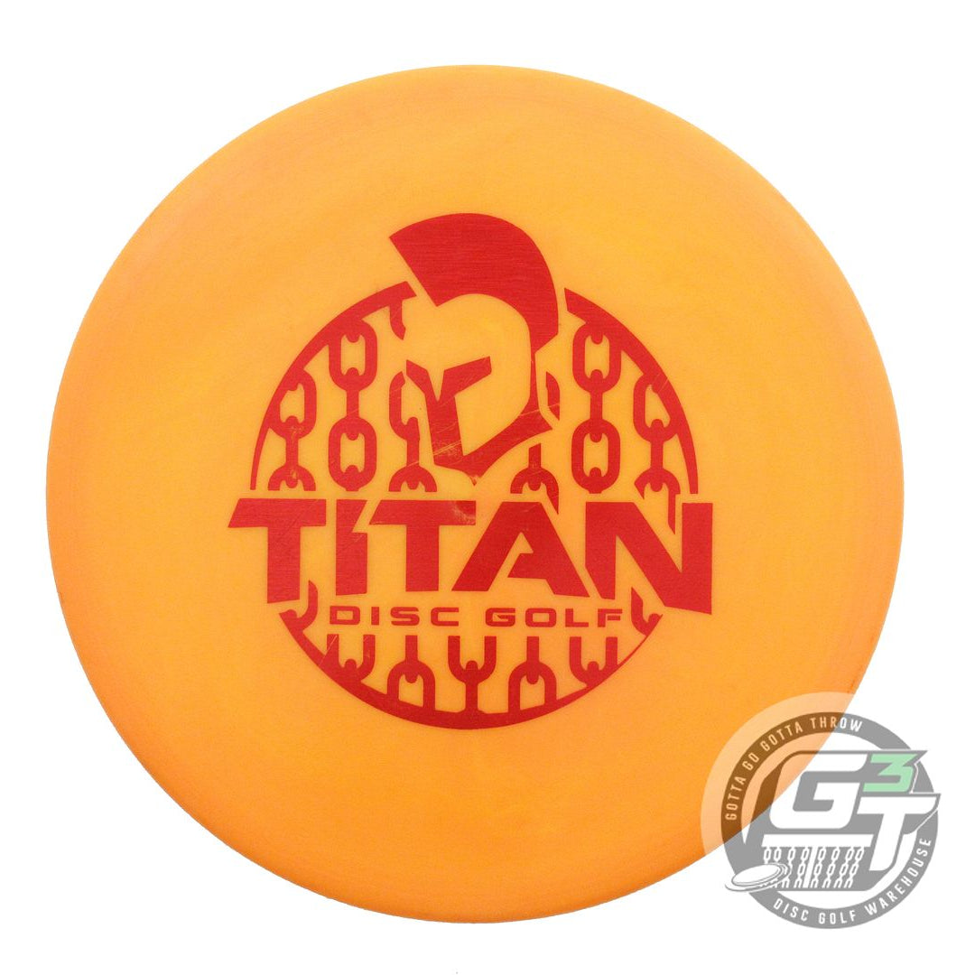 USED Discraft ESP Zone 176g Orange Red Holo Foil Putter Golf Disc
