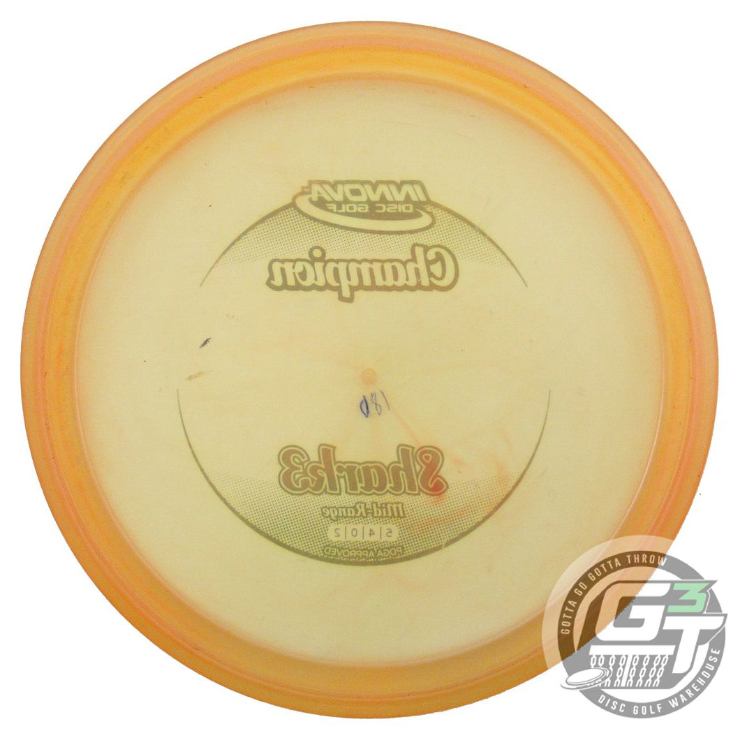 USED Innova Champion Shark3 180g Orange Green Foil Midrange Golf Disc