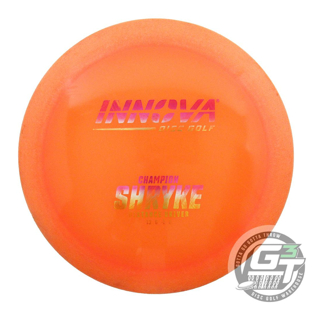 USED Innova Champion Shryke 161g Orange Sunset Foil Distance Driver Golf Disc