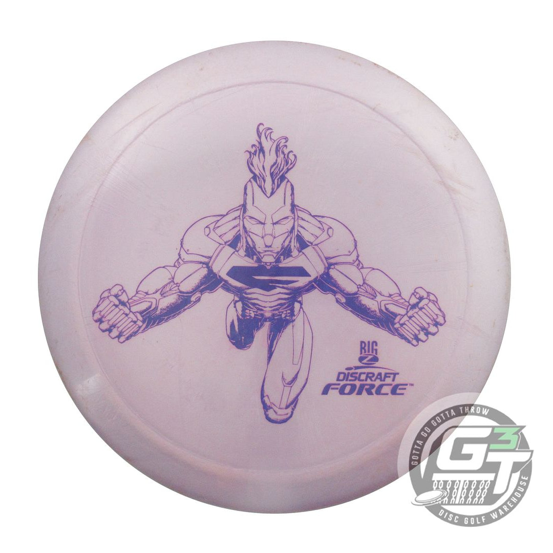USED Discraft Big Z Force 175g Lilac Purple Stamp Distance Driver Golf Disc