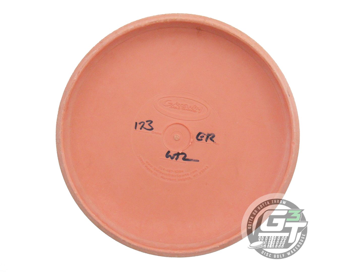 USED Gateway Eraser Wizard 173g Peach Silver Foil Putter Golf Disc