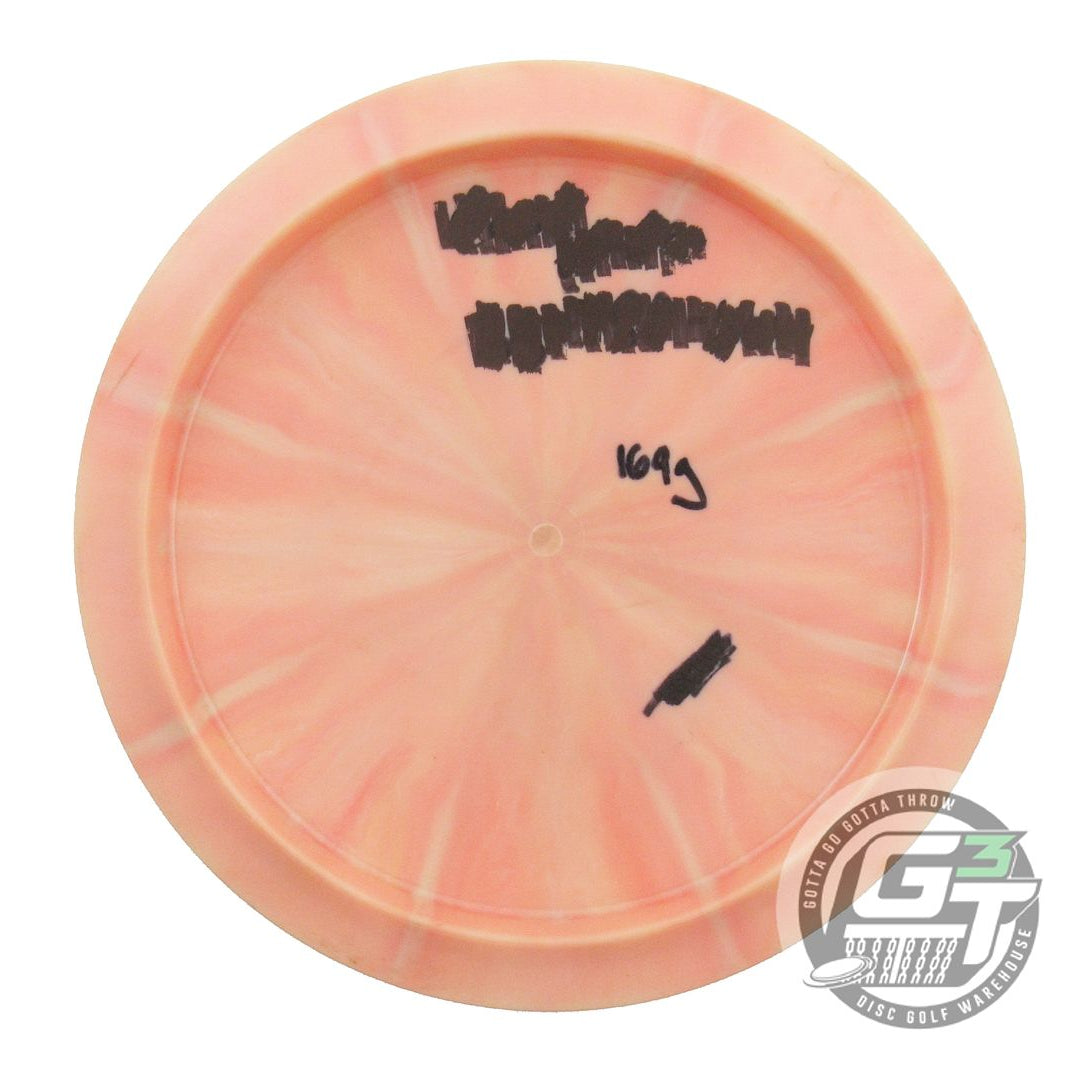 USED Dynamic Discs Fuzion Burst Escape 169g Peach Red Foil Fairway Driver Disc