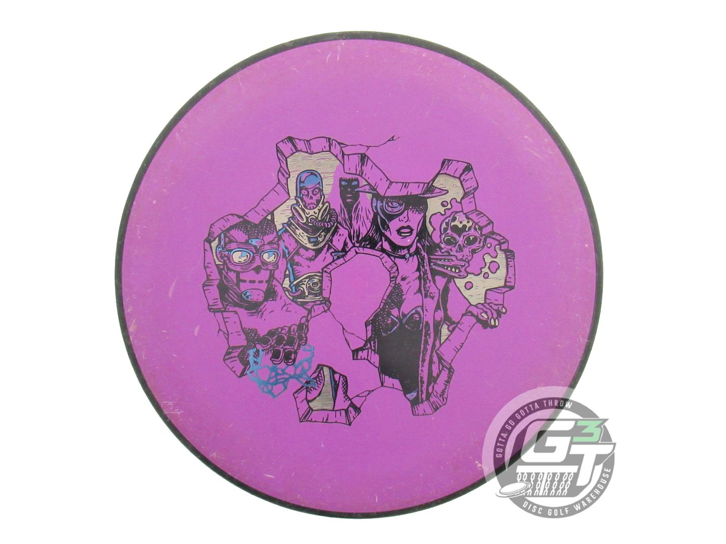 USED MVP Disc Sports SKULBOY Electron Nomad 174g Purple Putter Golf Disc