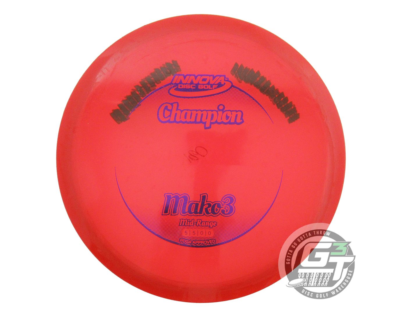 USED Innova Champion Mako3 178g Red Purple Foil Midrange Golf Disc