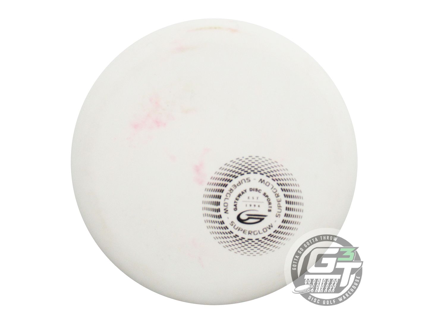 USED Gateway SuperSoft Glow Warlock 174g White Black Stamp Putter Golf Disc